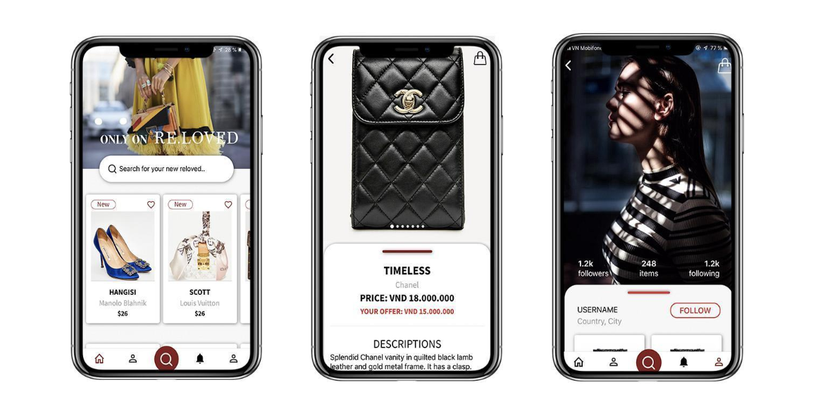 Bạn đã thử RE.LOVED - ứng dụng mang lại vòng đời thứ hai cho các sản phẩm cao cấp đã qua sử dụng tại Việt Nam?