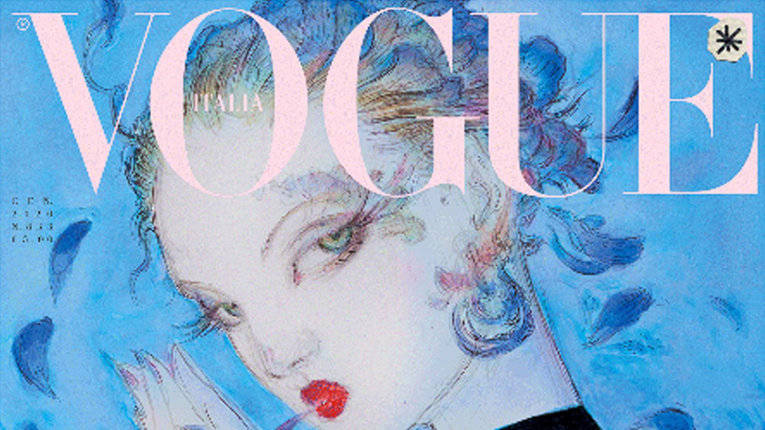 Vogue Ý “chơi lớn” với “ấn phẩm minh họa hoàn toàn” cho tháng 1/2020