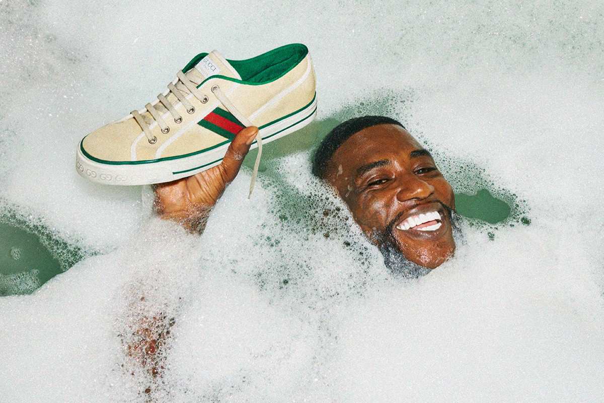Gucci hồi sinh mẫu giày sneaker Tennis 1977 với bảy kiểu phối màu hoàn toàn mới