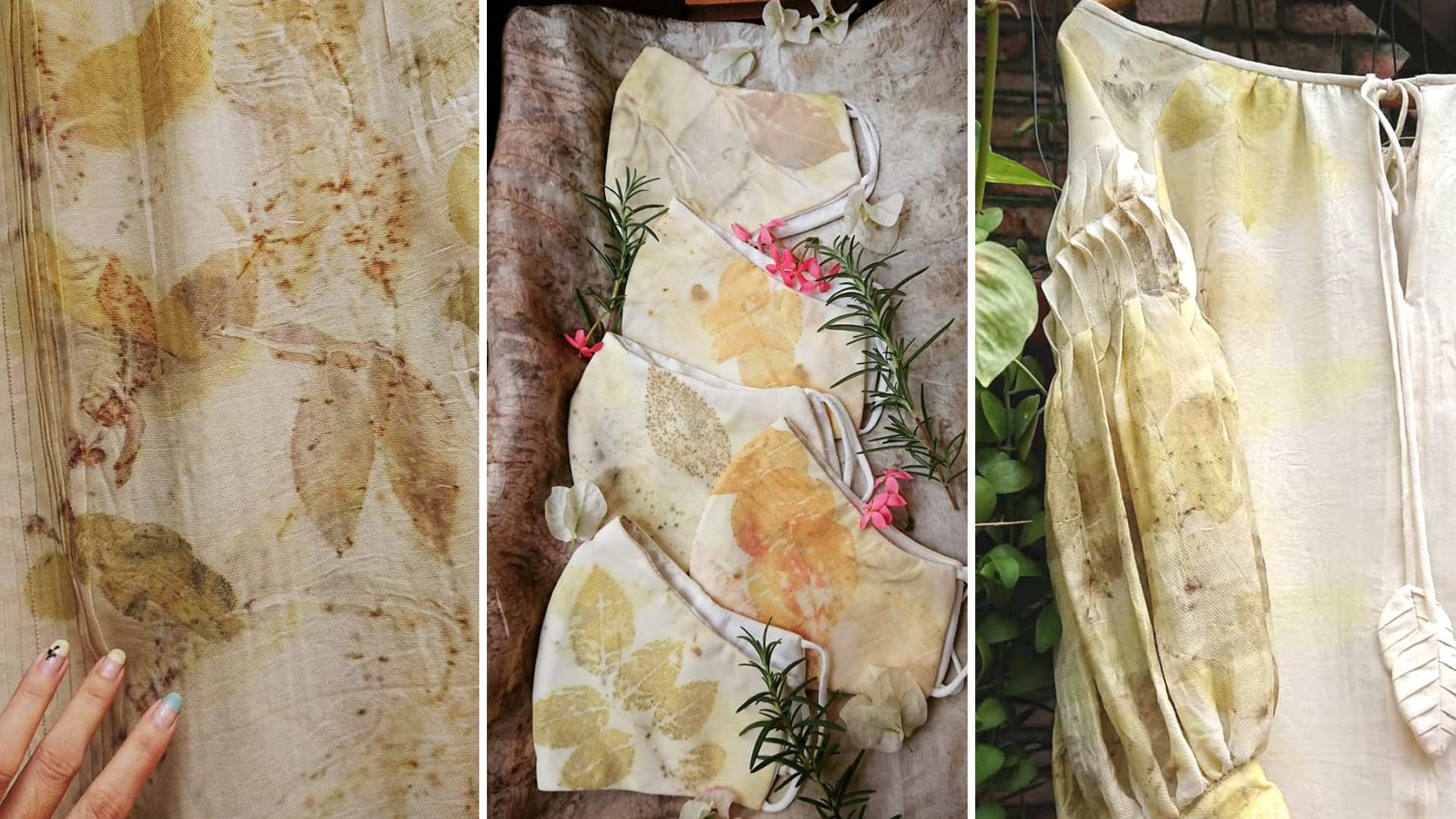 Đa dạng khẩu trang Việt: Từ lụa tơ tằm, thêu hoa thủ công đến nhuộm tự nhiên, dệt sợi cà phê