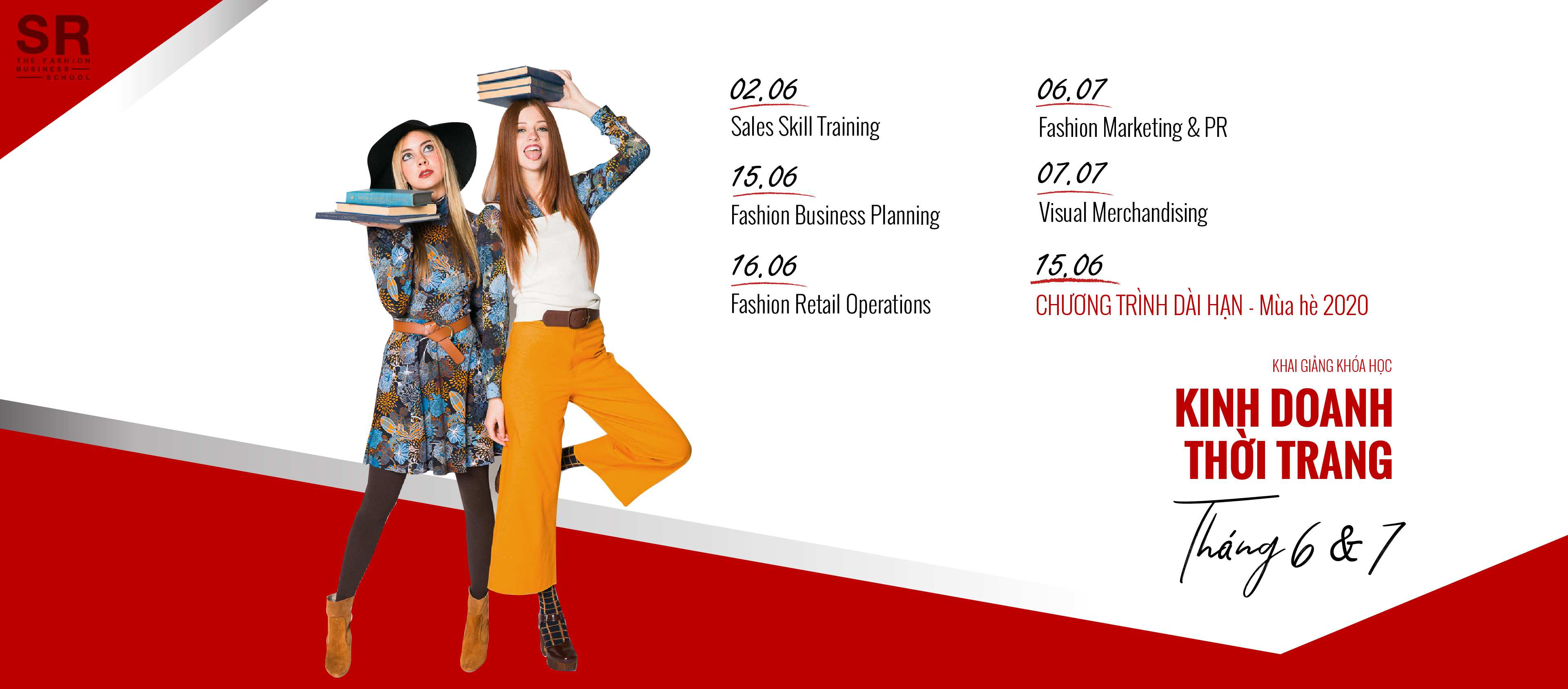 [SR Fashion Business School] Khai giảng khóa học kinh doanh thời trang tháng 6 & 7/2020