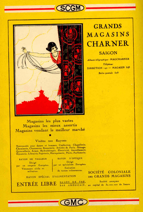 Áp phích quảng cáo của Grands Magasins Charner