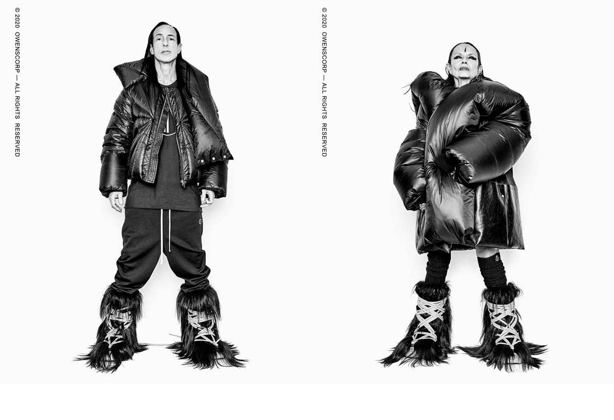 Dấu ấn của Rick Owens trong bộ sưu tập hợp tác cùng Moncler