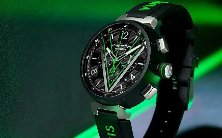 Louis Vuitton và tuyệt tác thời gian Tambour Graphite Race