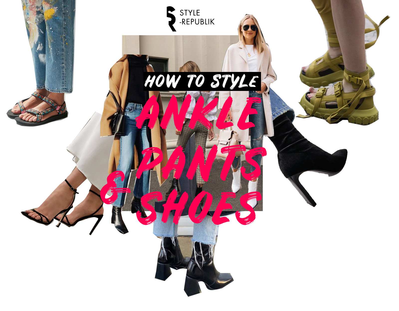 [How to style] Cách phối quần trên mắt cá chân và giày