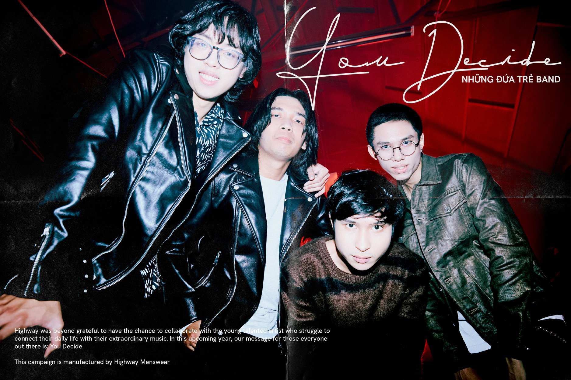 Highway Menswear cùng dự án #Youdecide đồng hành cùng các nghệ sĩ trẻ trong hành trình đi tìm bản ngã 