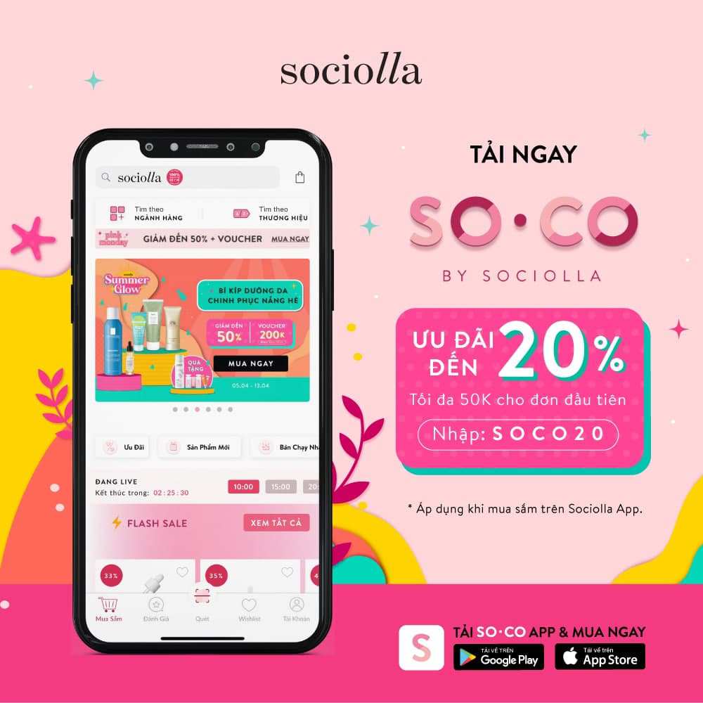 Sociolla hiện thực hóa sứ mệnh làm đẹp săn sale bất chấp mùa dịch chỉ bằng một ứng dụng nhỏ gọn Sociolla hiện thực hóa sứ mệnh làm đẹp săn sale bất chấp mùa dịch chỉ bằng một ứng dụng nhỏ gọn