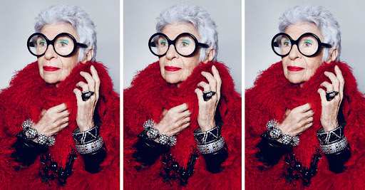Nhà thiết kế 100 tuổi Iris Apfel: Một tài năng khác biệt với thời đại