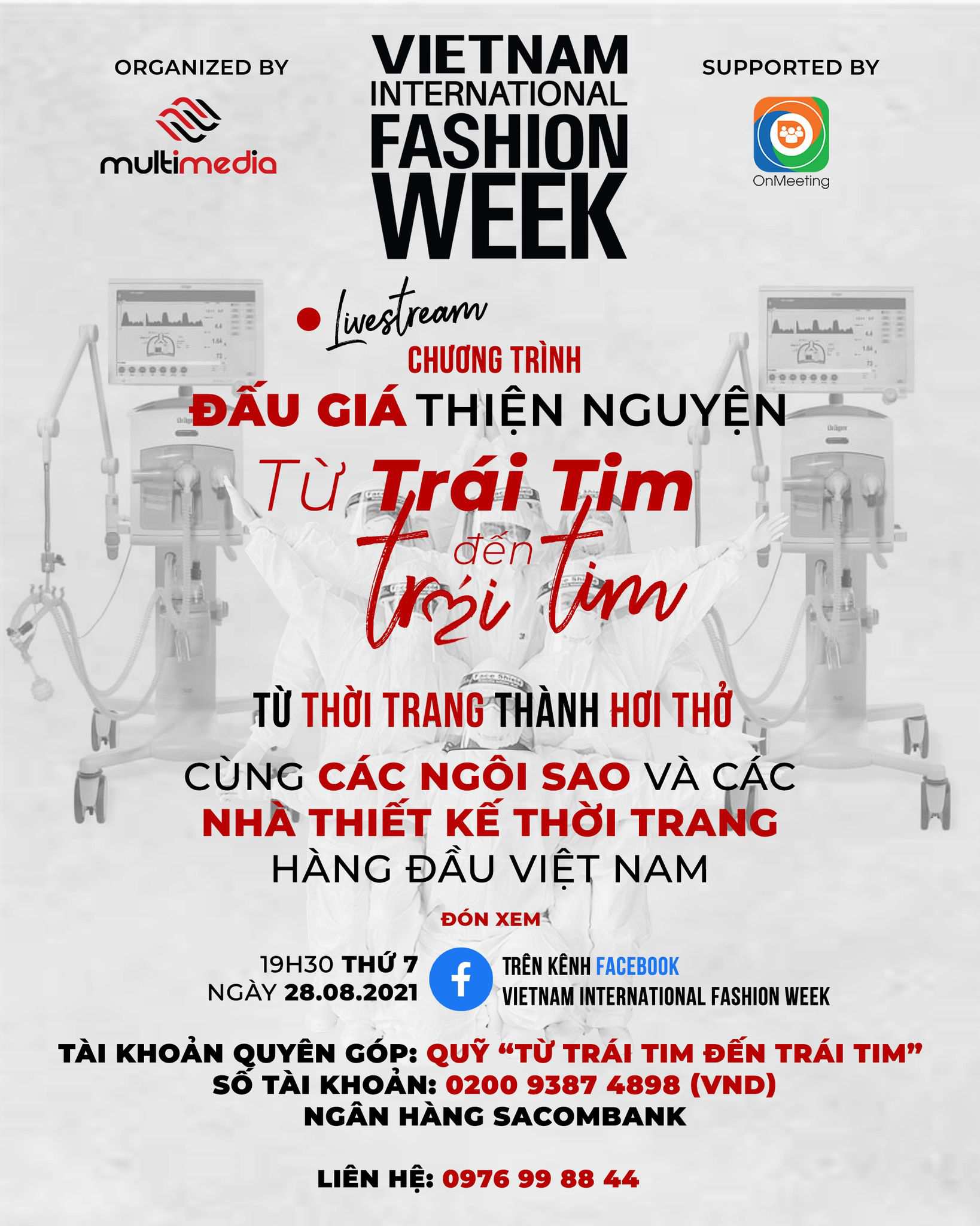 Hinh anh Vietnam International Fashion Week kêu gọi đấu giá thiện nguyện chung tay đẩy lùi COVID-19 1