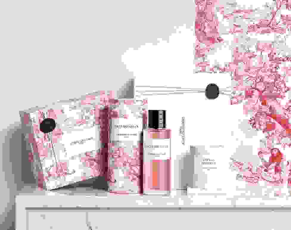 Hoạ tiết Toile de Jouy kinh điển trở thành niềm cảm hứng của nước hoa Dior
