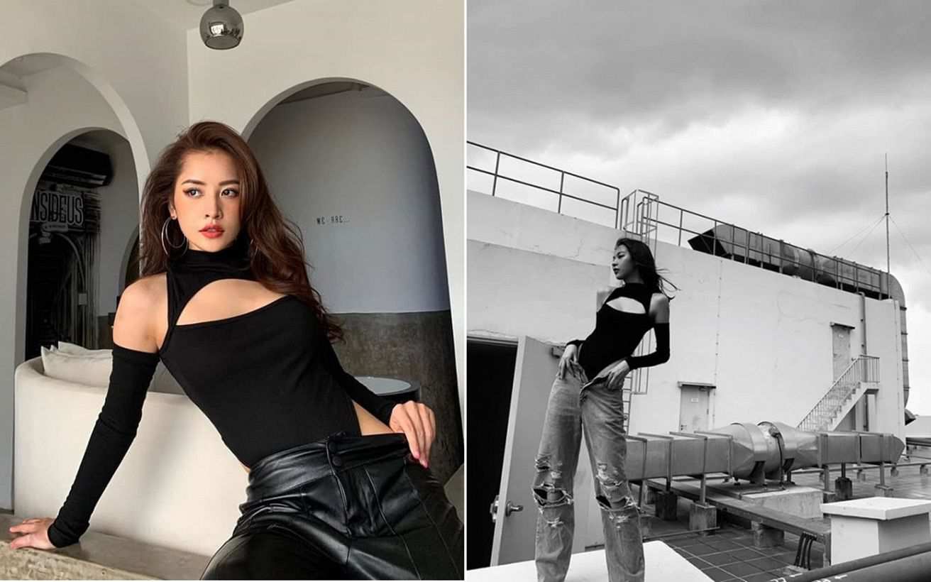 Chi Pu và Phí Phương Anh trong một thiết kế của ERYS STUDIO