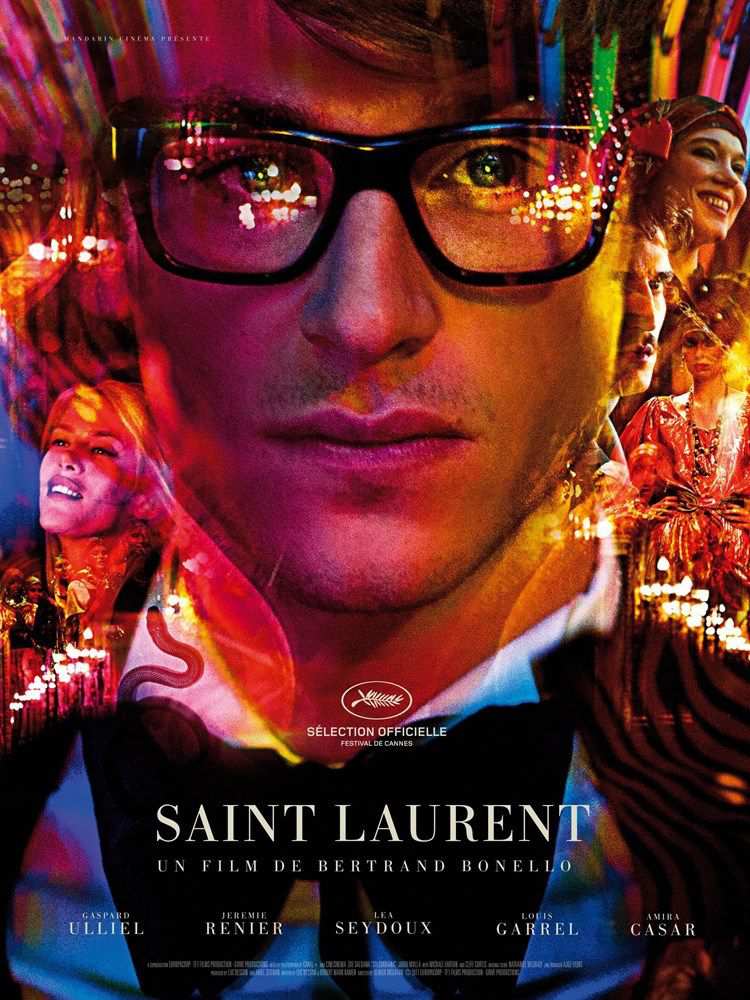 Poster chính thức của bộ phim Saint Laurent (2014)