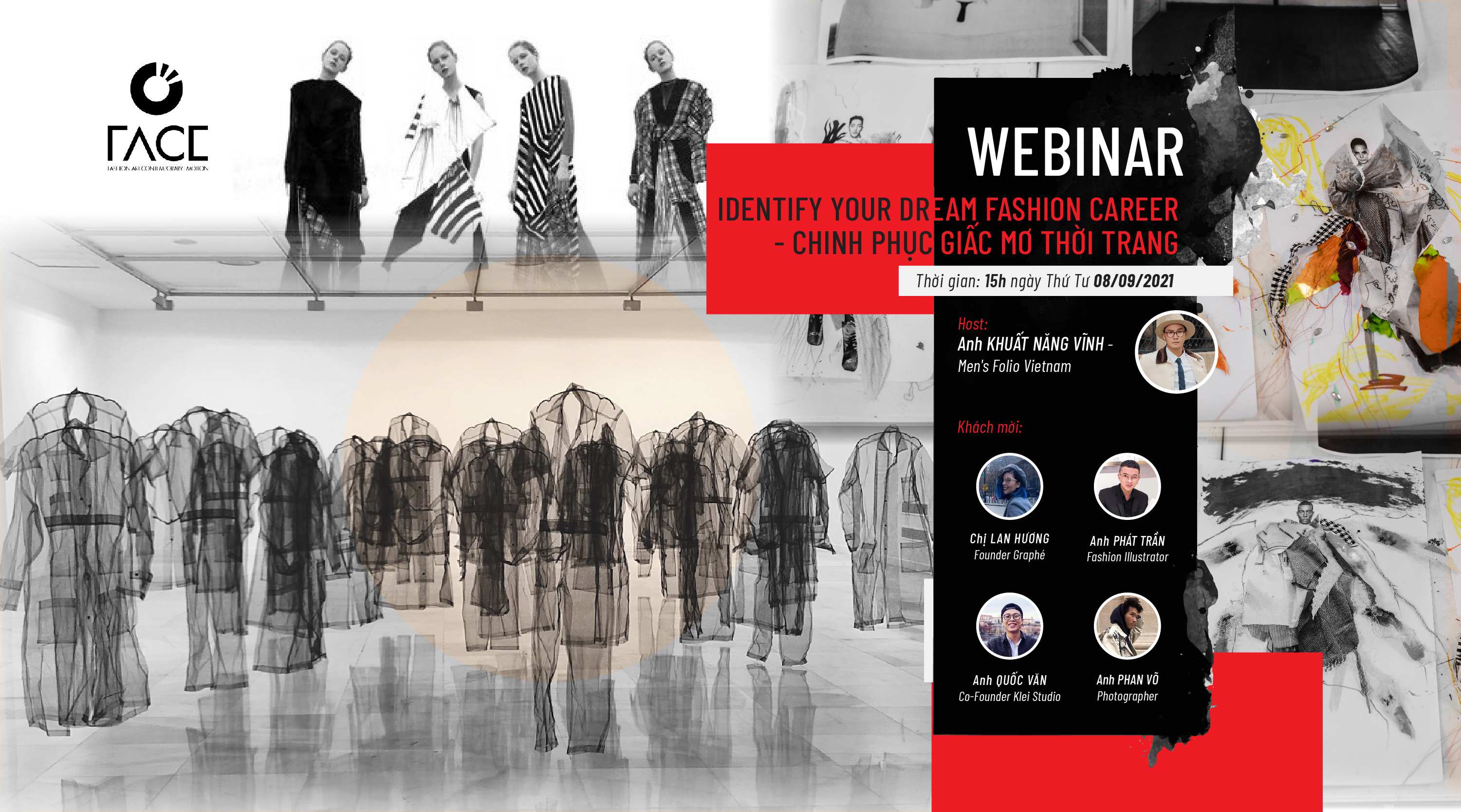 5 tài năng trẻ quy tụ trong Hội thảo trực tuyến Identify your dream fashion career - Chinh phục giấc mơ thời trang