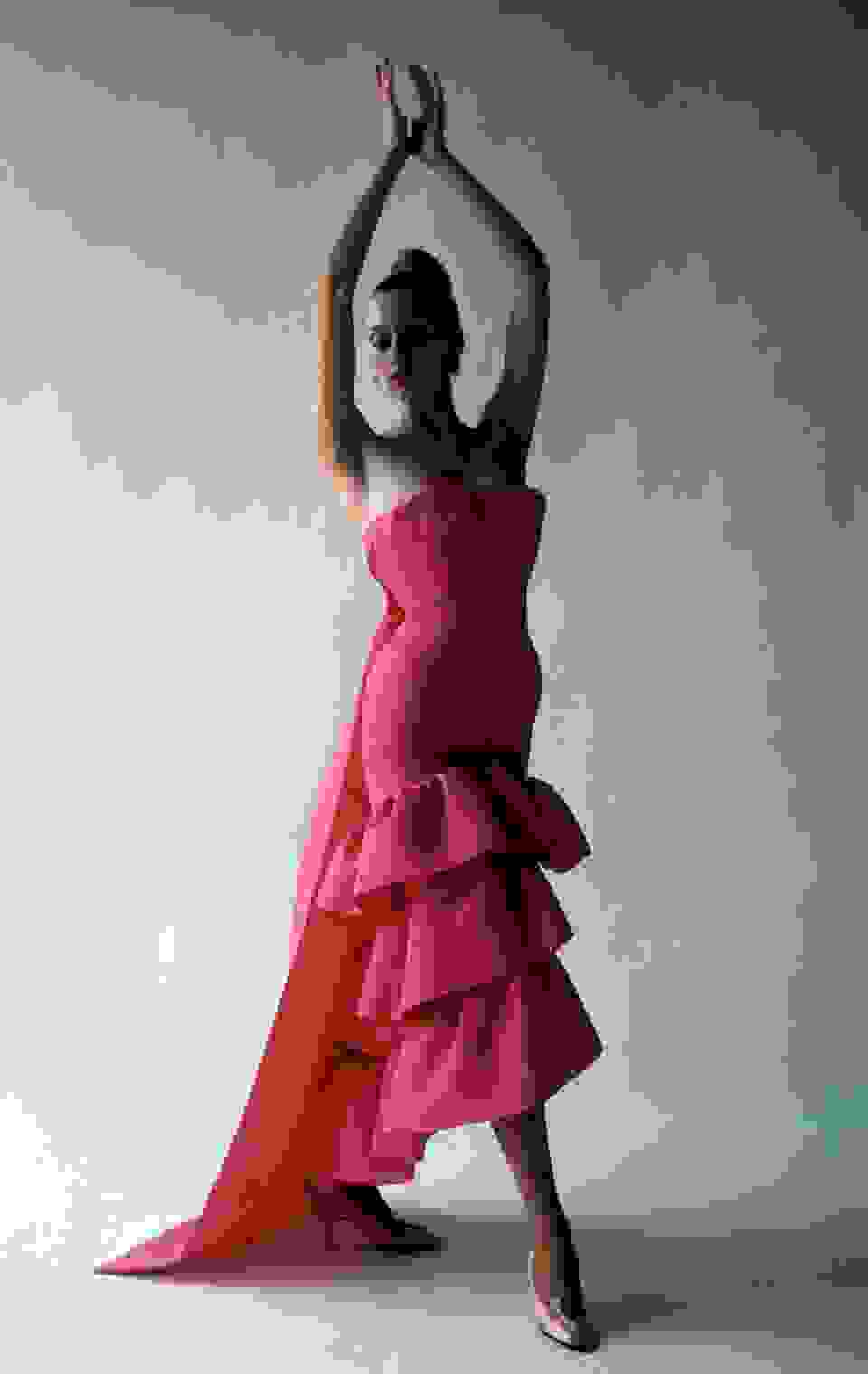 Thiết kế váy Flamenco của Cristóbal Balenciaga, Paris, 1961