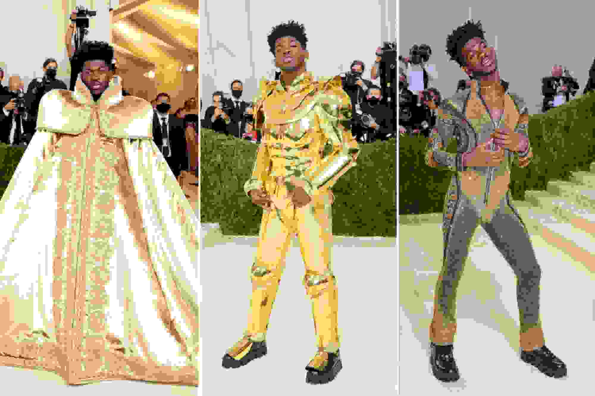Hinh anh Lil Nas X diện Versace 1
