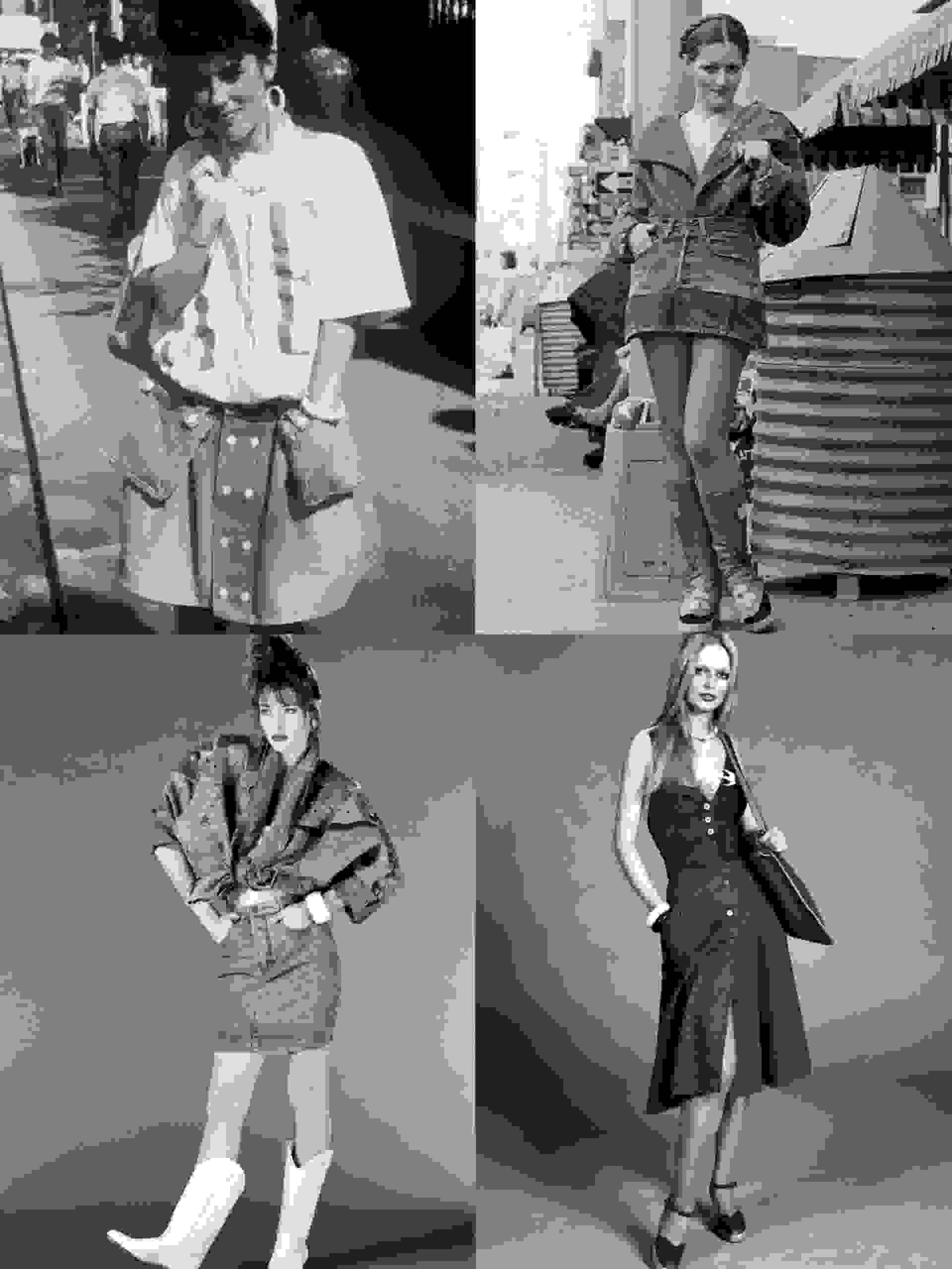Hinh anh Thu sang, chân váy denim cũng đổ bộ về đường đua thời trang 2