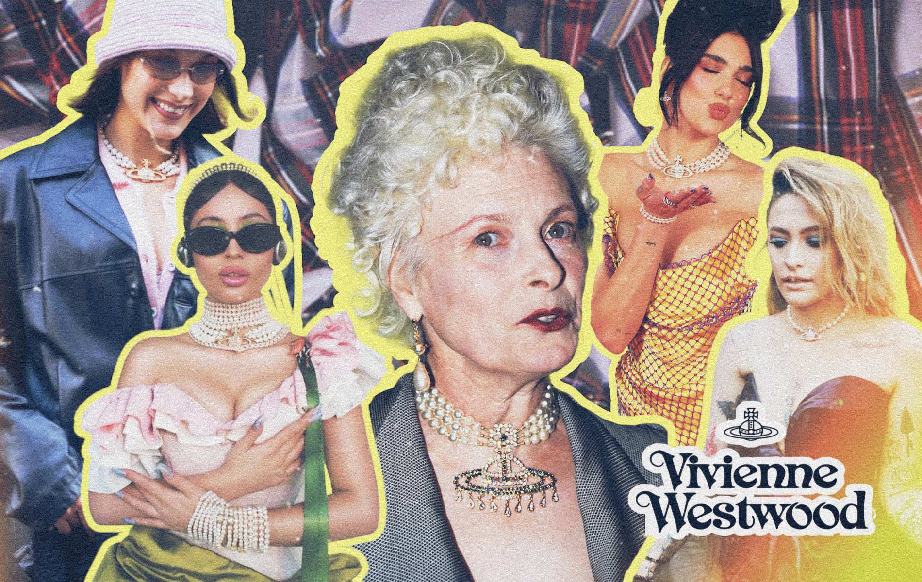 Vòng choker ngọc trai Vivienne Westwood trở lại khuấy đảo đường đua thời trang