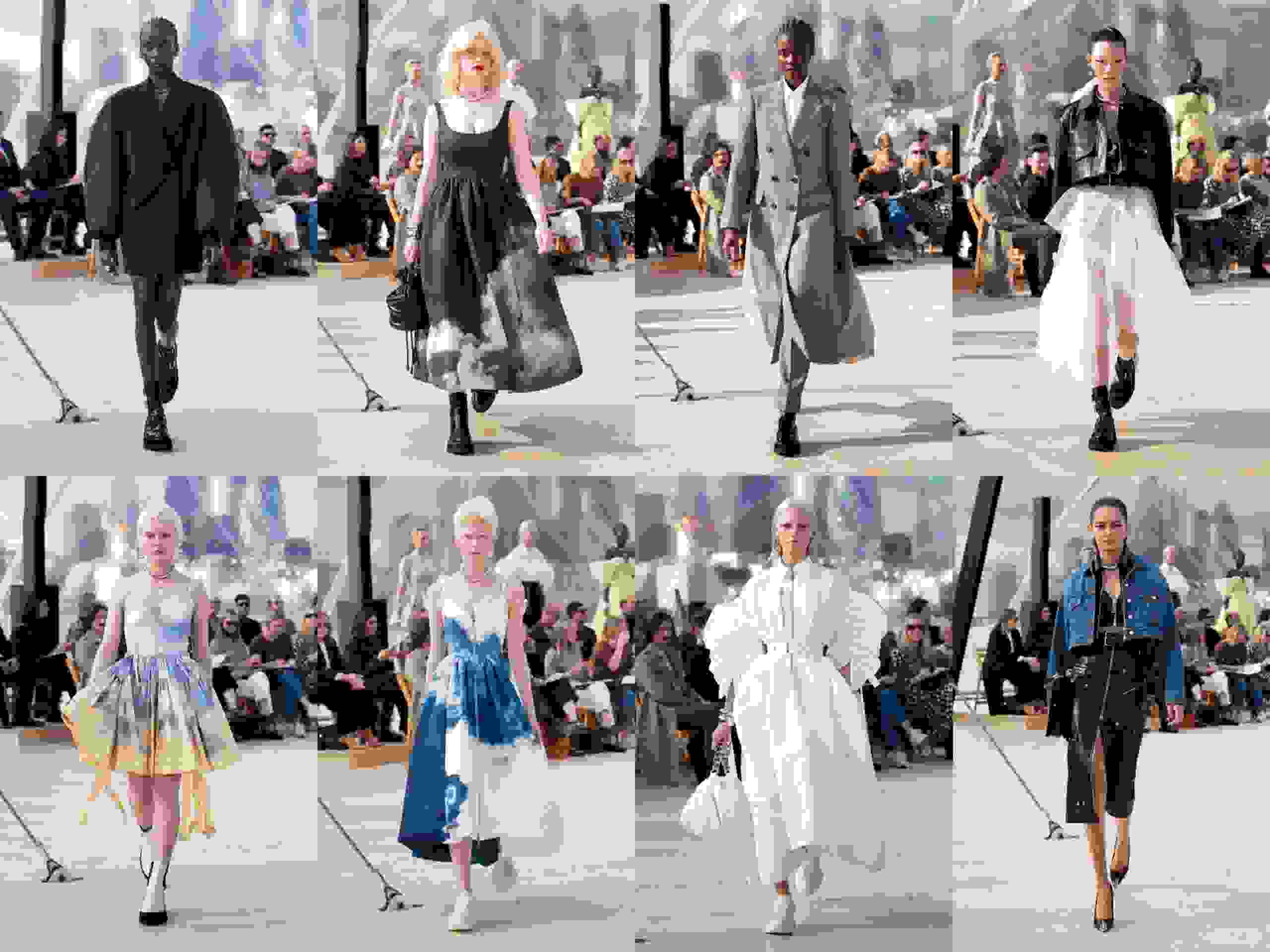 Hinh anh Alexander McQueen Xuân Hè 2022: Những “kẻ săn bão” trên bầu trời London 5