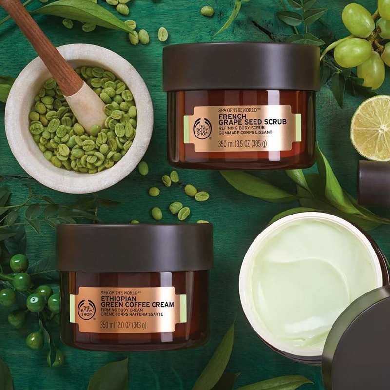 Hinh anh Kem dưỡng thể The Body Shop Ethiopian Green Coffee Cream 1