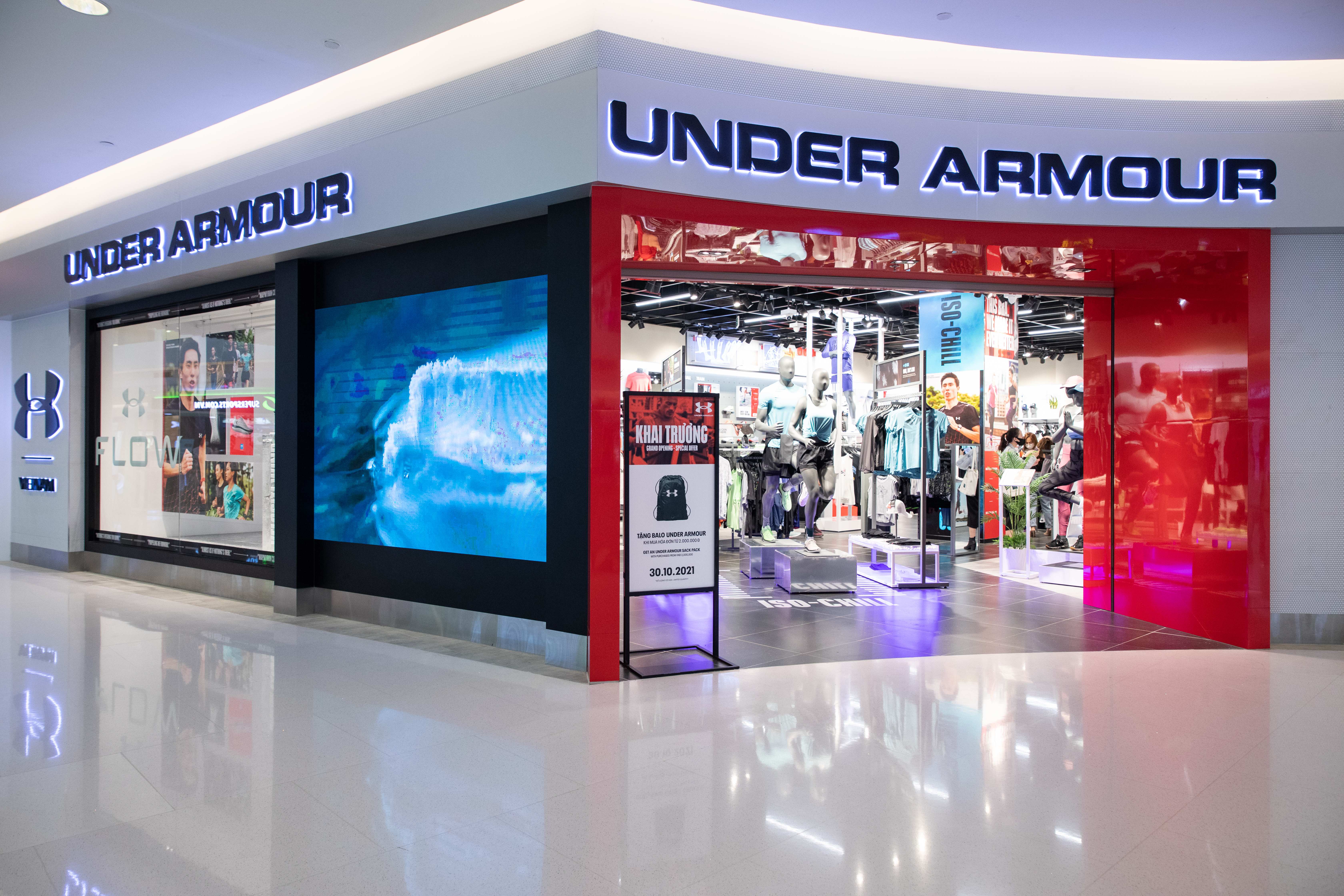 Thương hiệu đồ thể thao Under Armour từ Mỹ đến Việt Nam