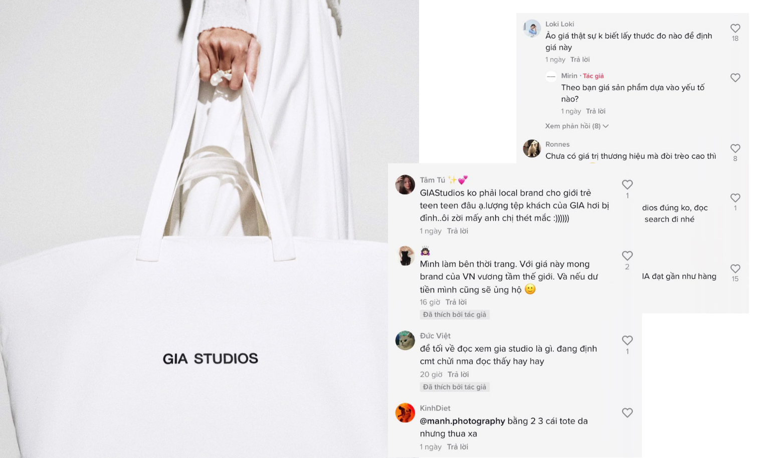 Xung quanh chuyện túi tote của GIA STUDIOS giá 5.200.000 VND: Ai nói đồ local brand là phải rẻ?