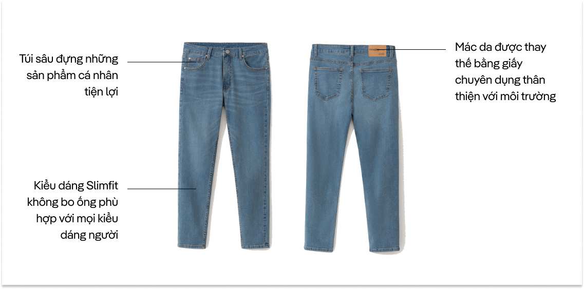 Hinh anh Giới thiệu Jeans Clean Denim - Sản phẩm hợp tác giữa Coolmate x Saitex 1