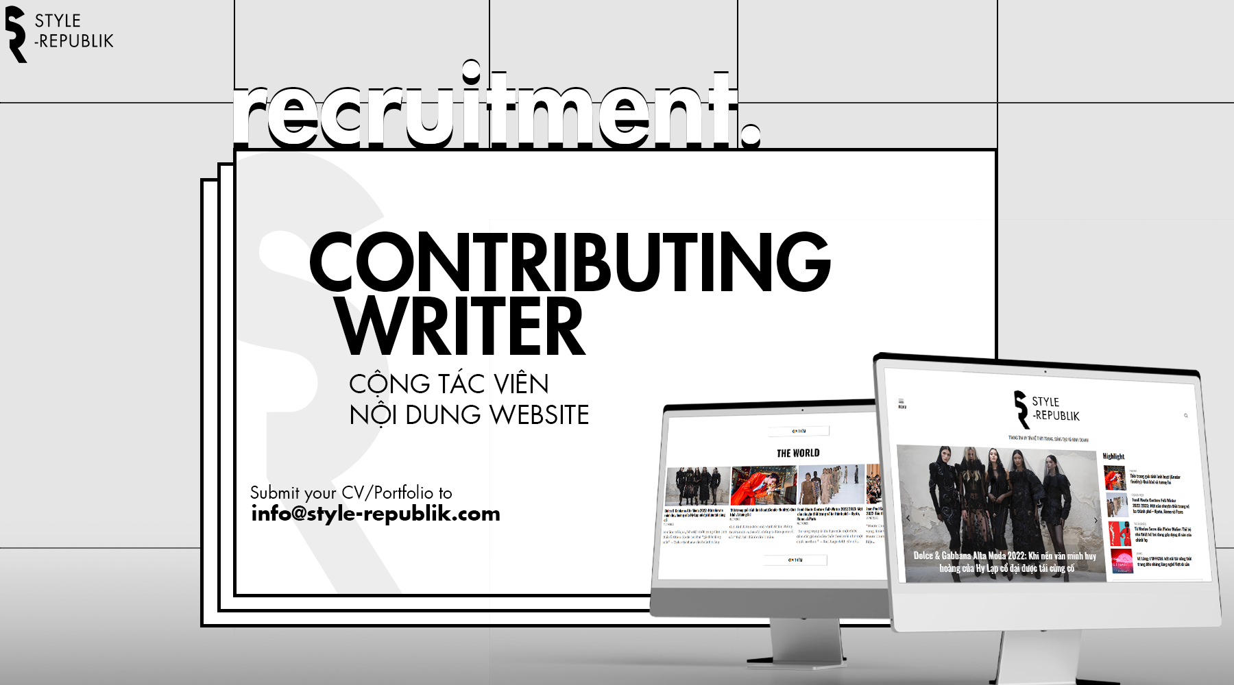 Hinh anh Fashion Contributing Writer – Cộng tác viên nội dung website cho Style-Republik 1
