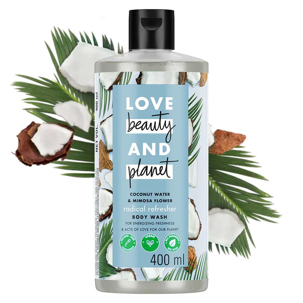 Hinh anh 9. Sữa tắm tái chế - Love Beauty and Planet Coconut Water & Mimosa Flower Body Wash 1