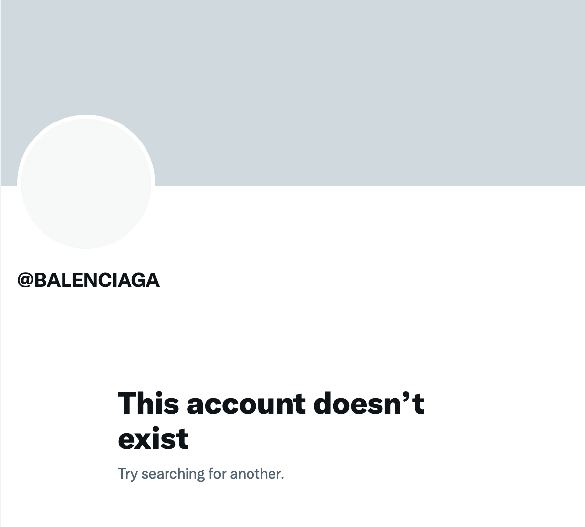 Hinh anh Không có bất kỳ bình luận hay thông báo trước, nhưng Balenciaga xác nhận đã xóa tài khoản Twitter của mình. 2