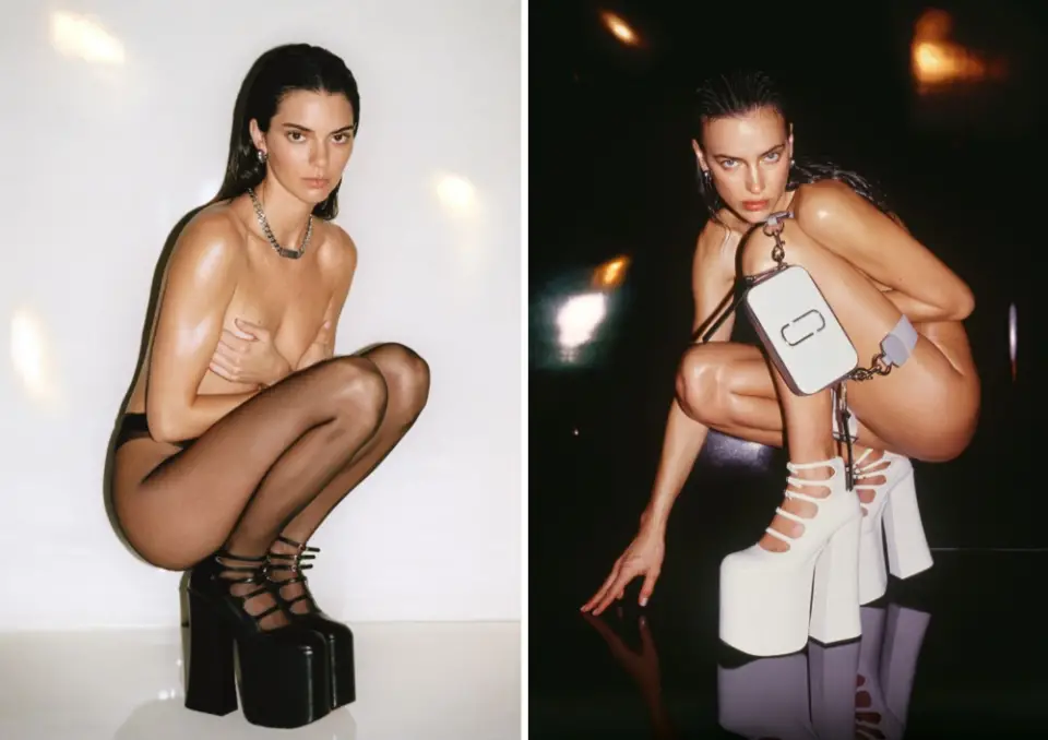 Sự tham gia của Kendall Jenner và Irina Shayk trong chiến dịch Xuân 2023 của nhà Marc Jacobs