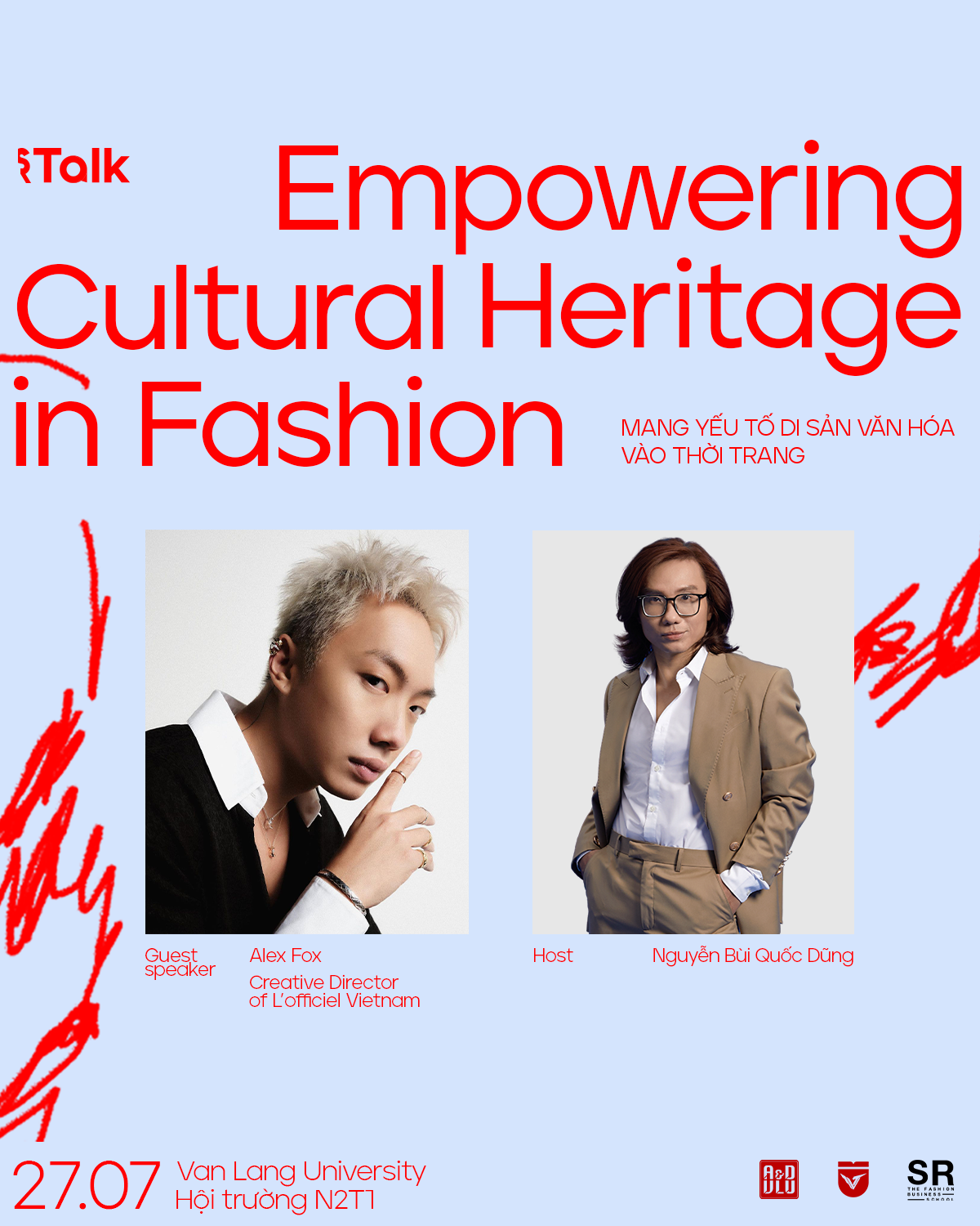 Hinh anh Giới thiệu SR Talk: ''EMPOWERING CULTURAL HERITAGE IN FASHION - Mang Yếu Tố Di Sản Văn Hóa Vào Thời Trang’’ 1