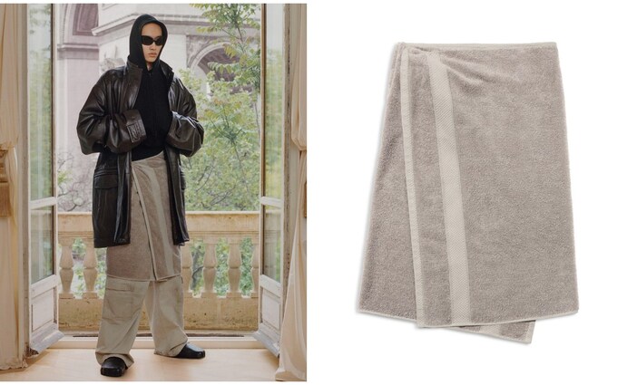 Balenciaga và chiếc khăn tắm Balenciaga 925$