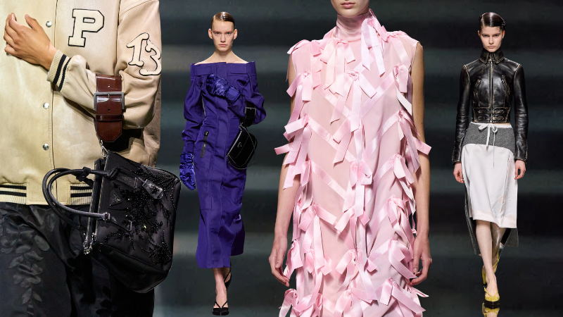 Prada Fall Winter 2024: Quá khứ, tương lai và mối tình lãng mạn của thế giới đương đại