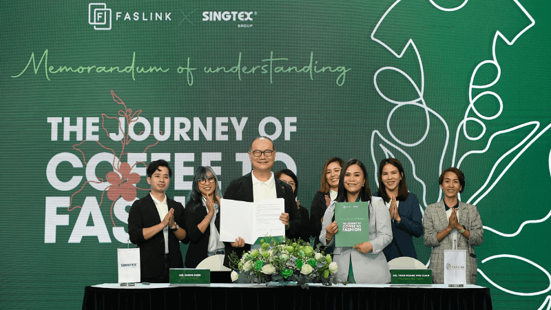 Faslink hợp tác chiếc lược với Singtex: Bước tiến mới trong lĩnh vực thương mại hóa thời trang xanh