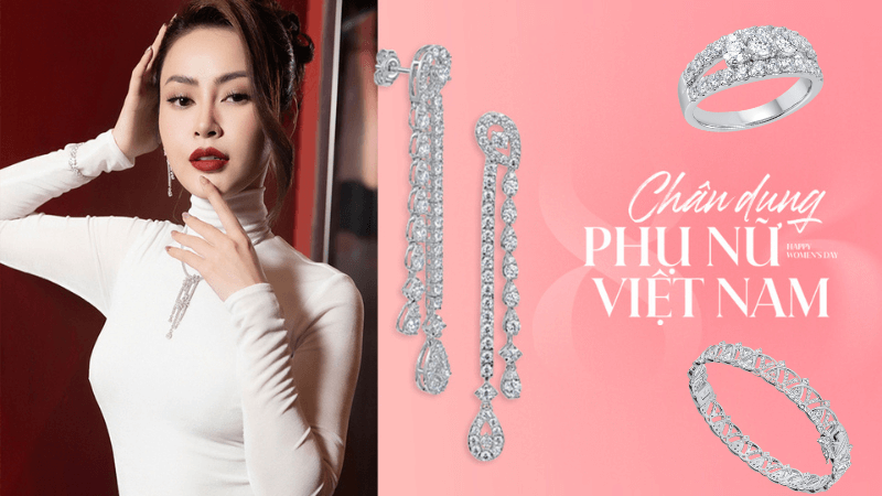 Lộc Phúc Fine Jewelry tri ân phái đẹp cùng Hoa hậu Lý Kim Thảo nhân ngày 08.03