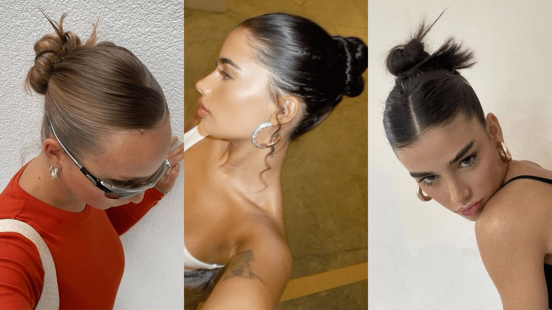 Hinh anh Slicked back Bun - Búi tóc thấp được những “clean girl” ưu ái 6