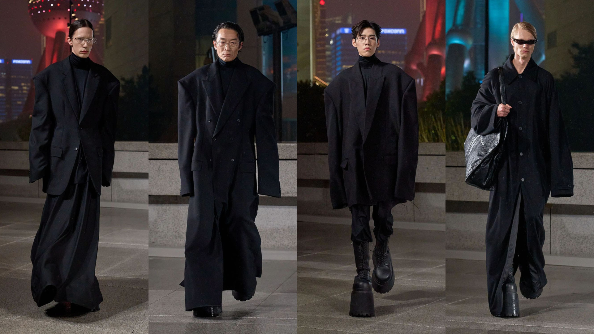 Hinh anh Balenciaga Spring 2025 - Cơn mưa mang điềm báo cho tương lai của Balenciaga ở Thượng Hải 5