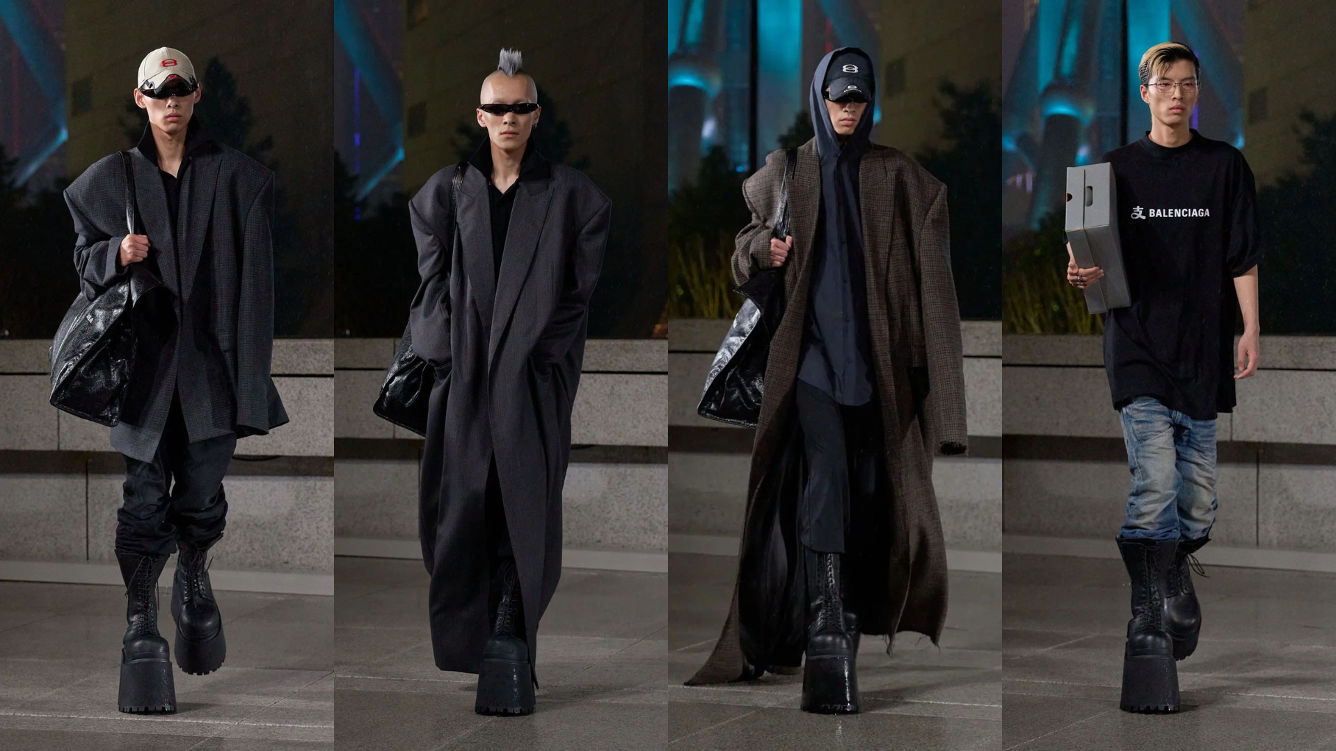 Hinh anh Balenciaga Spring 2025 - Cơn mưa mang điềm báo cho tương lai của Balenciaga ở Thượng Hải 6