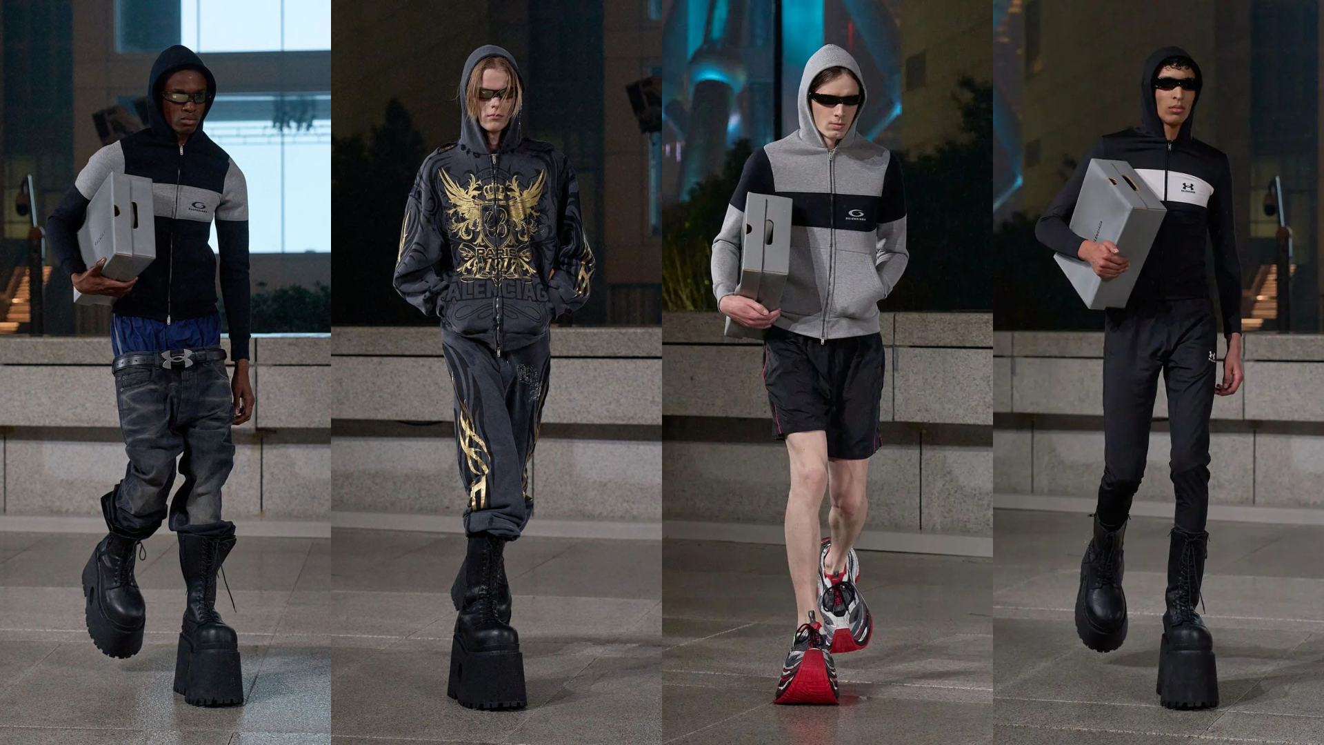 Hinh anh Balenciaga Spring 2025 - Cơn mưa mang điềm báo cho tương lai của Balenciaga ở Thượng Hải 20