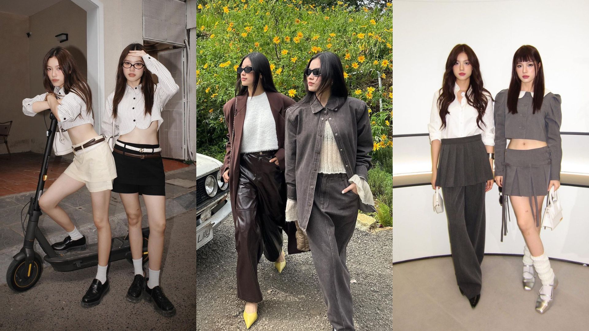 Hinh anh Cặp chị em sinh đôi Thùy Linh và Hồng Ánh 3