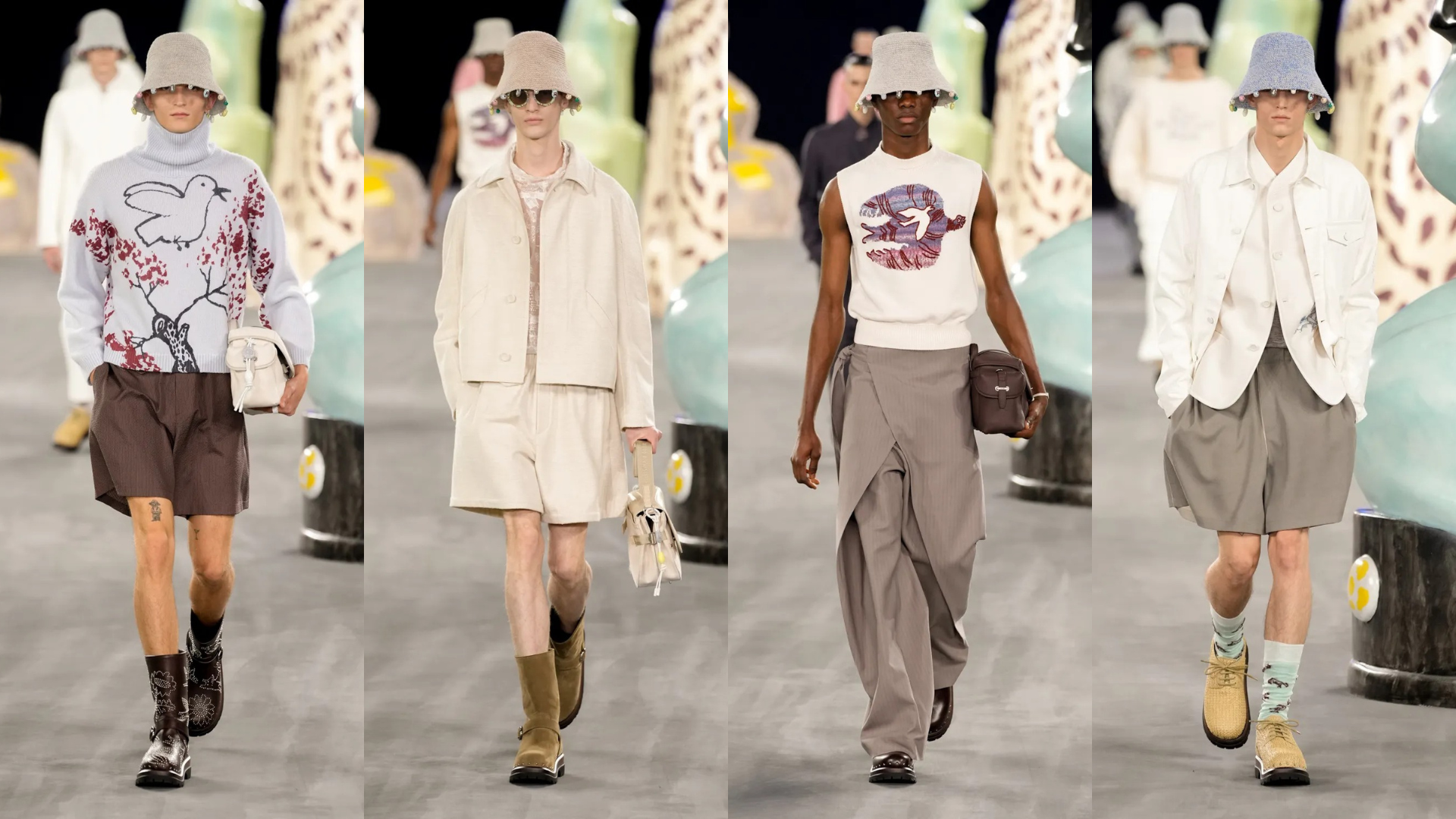 Hinh anh Dior Spring 2025 Menswear - Lời ca ngợi đầy màu sắc dành cho nghệ thuật 9