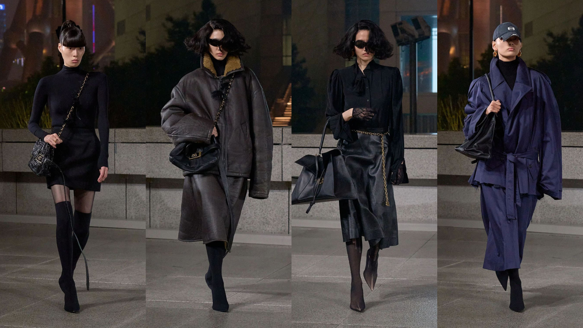 Hinh anh Balenciaga Spring 2025 - Cơn mưa mang điềm báo cho tương lai của Balenciaga ở Thượng Hải 9