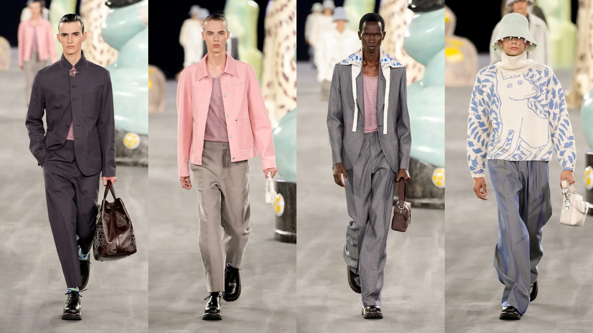Hinh anh Dior Spring 2025 Menswear - Lời ca ngợi đầy màu sắc dành cho nghệ thuật 18