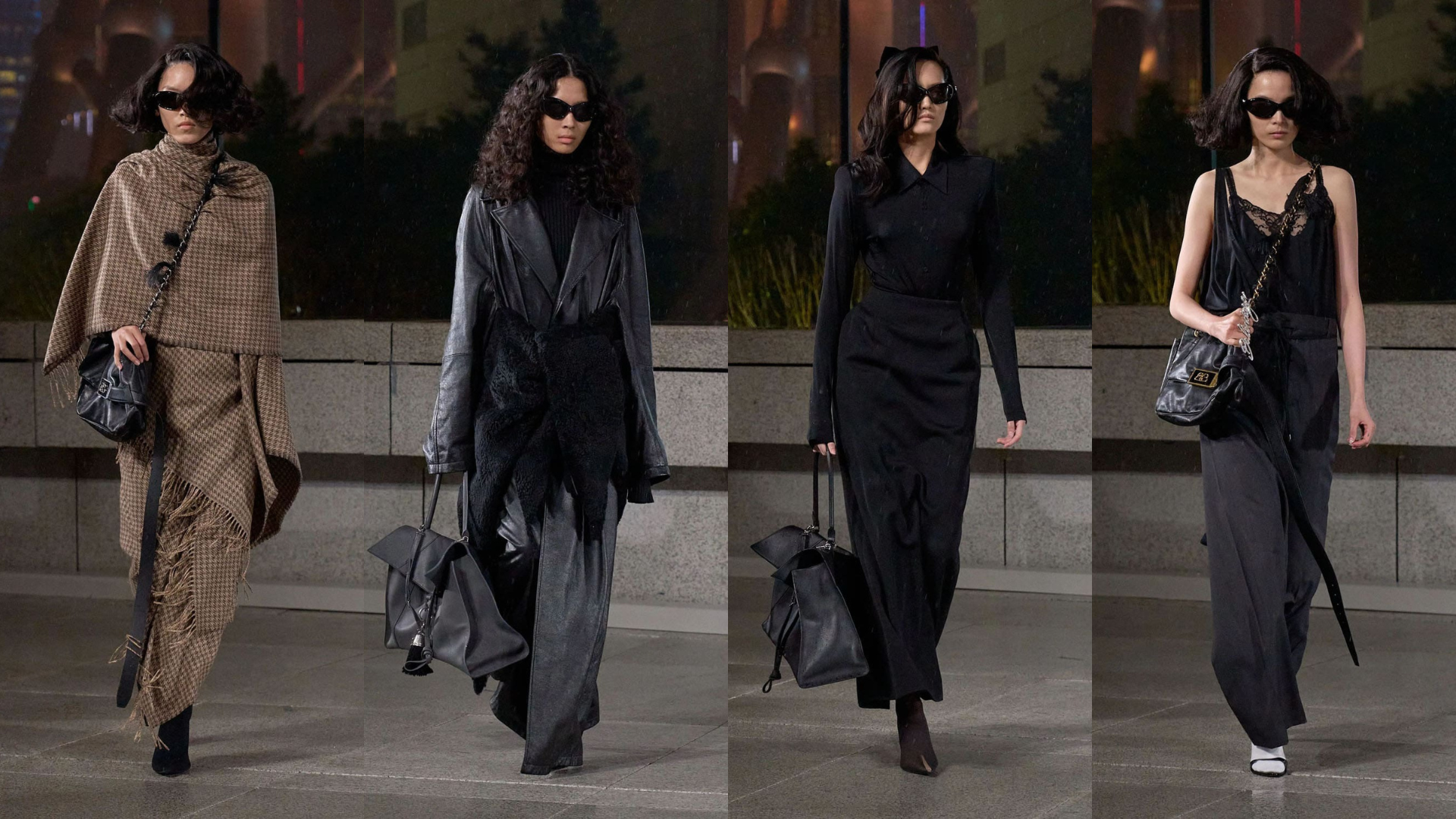 Hinh anh Balenciaga Spring 2025 - Cơn mưa mang điềm báo cho tương lai của Balenciaga ở Thượng Hải 11