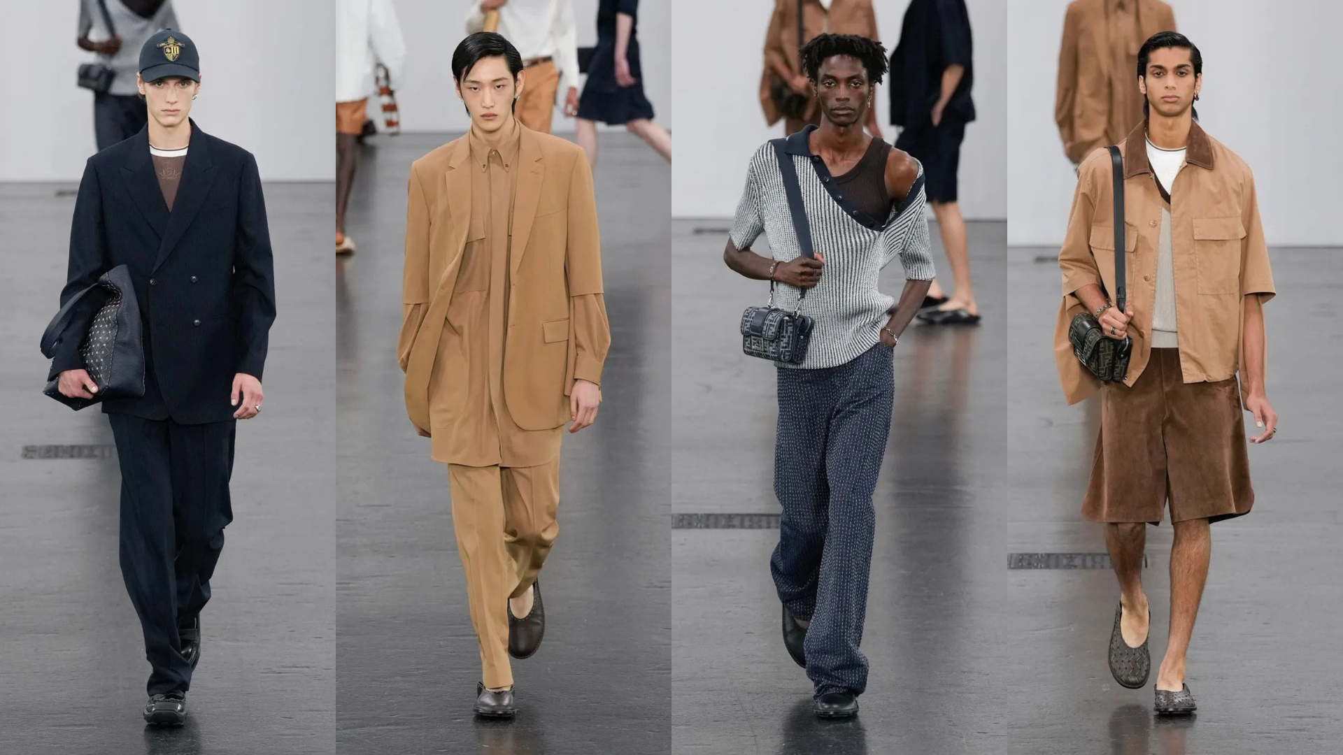 Hinh anh Fendi Spring 2025 Menswear - Silvia Venturini Fendi tôn vinh di sản 100 năm của nhà mốt Ý 12