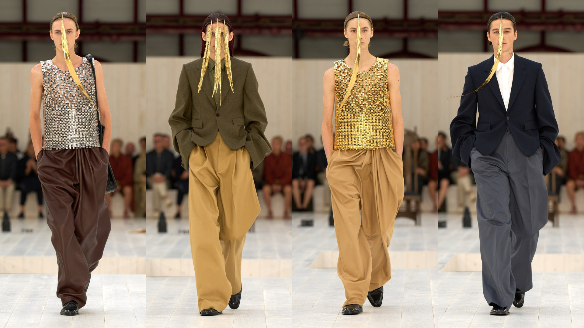 Hinh anh Loewe Spring 2025 Menswear - Sự kiềm chế của Jonathan Anderson 11