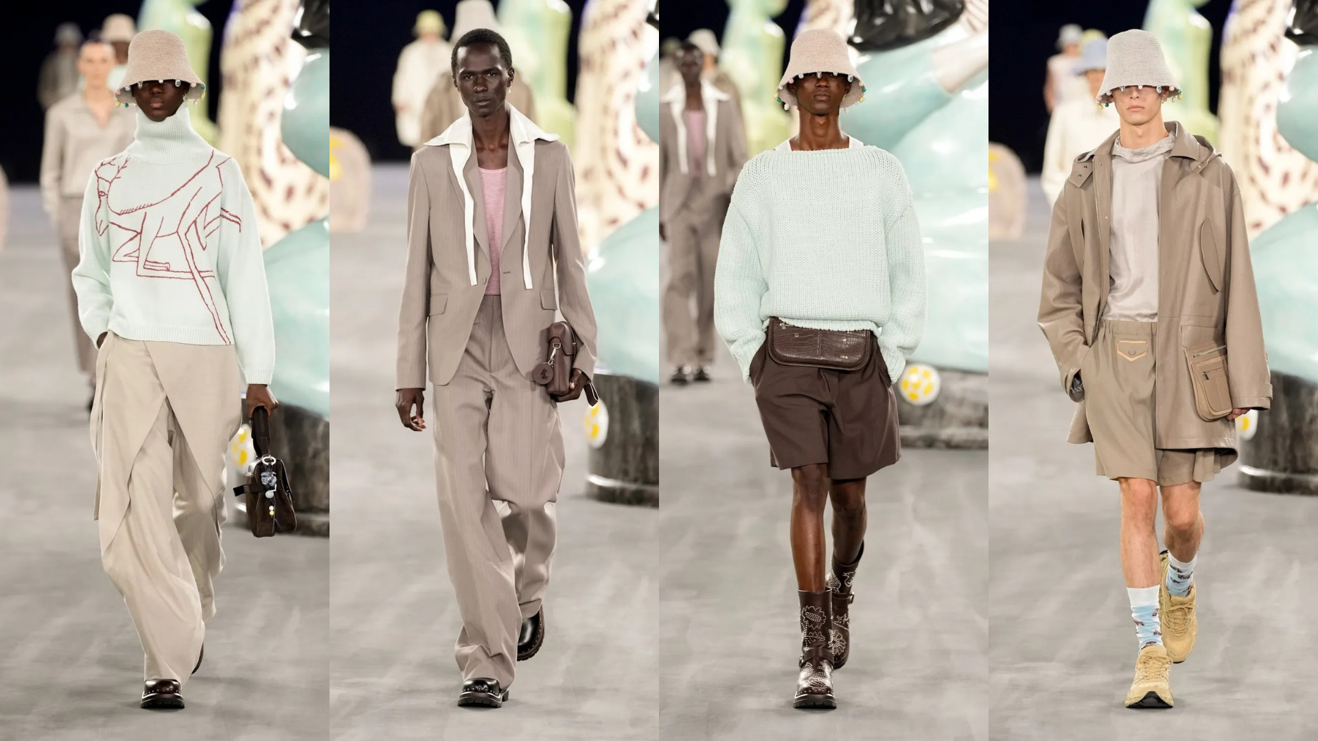 Hinh anh Dior Spring 2025 Menswear - Lời ca ngợi đầy màu sắc dành cho nghệ thuật 14