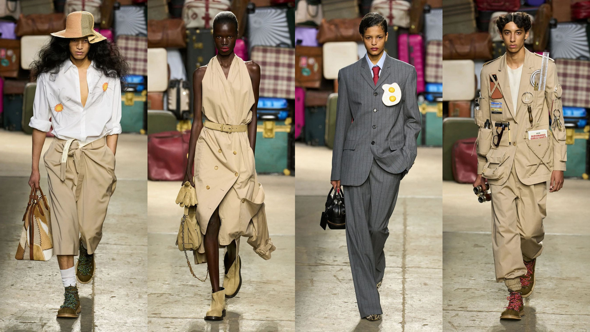 Hinh anh Moschino Spring 2025 Menswear - Lăng kính đậm chất sân khấu của Adrian Appiolaza về phong cách sống ở Ý 7