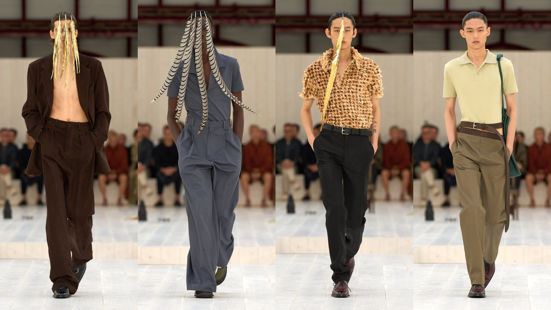 Hinh anh Loewe Spring 2025 Menswear - Sự kiềm chế của Jonathan Anderson 25