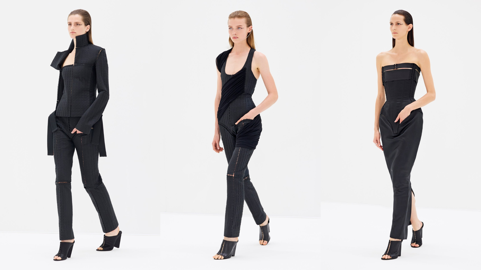 Hinh anh Jean Paul Gaultier Couture Fall 2024 - Nicolas Di Felice mang đến vẻ đẹp tối giản chưa bao giờ thấy ở triều đại sáng tạo của nhà mốt Pháp 9